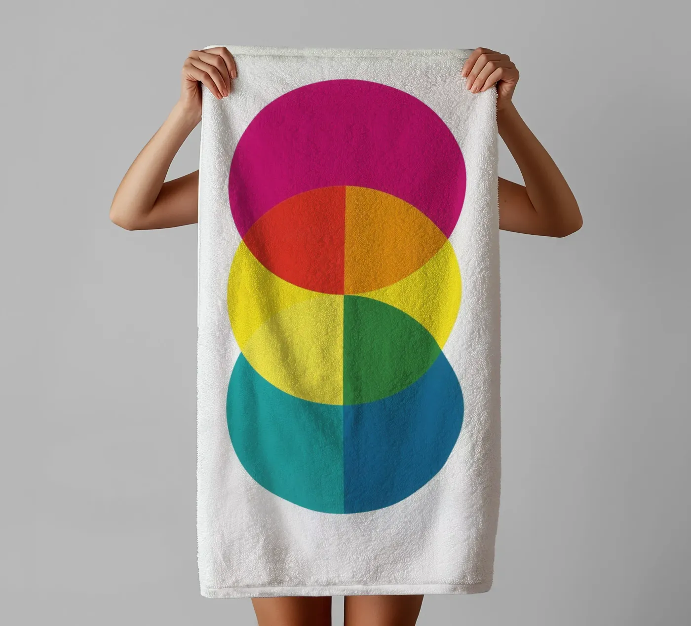 Triptych 1 towel by LeDieg