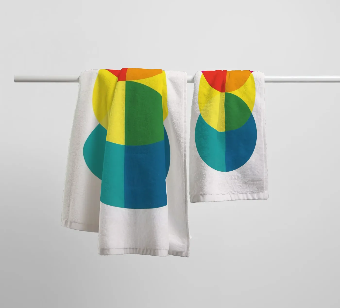 Triptych 1 towel by LeDieg