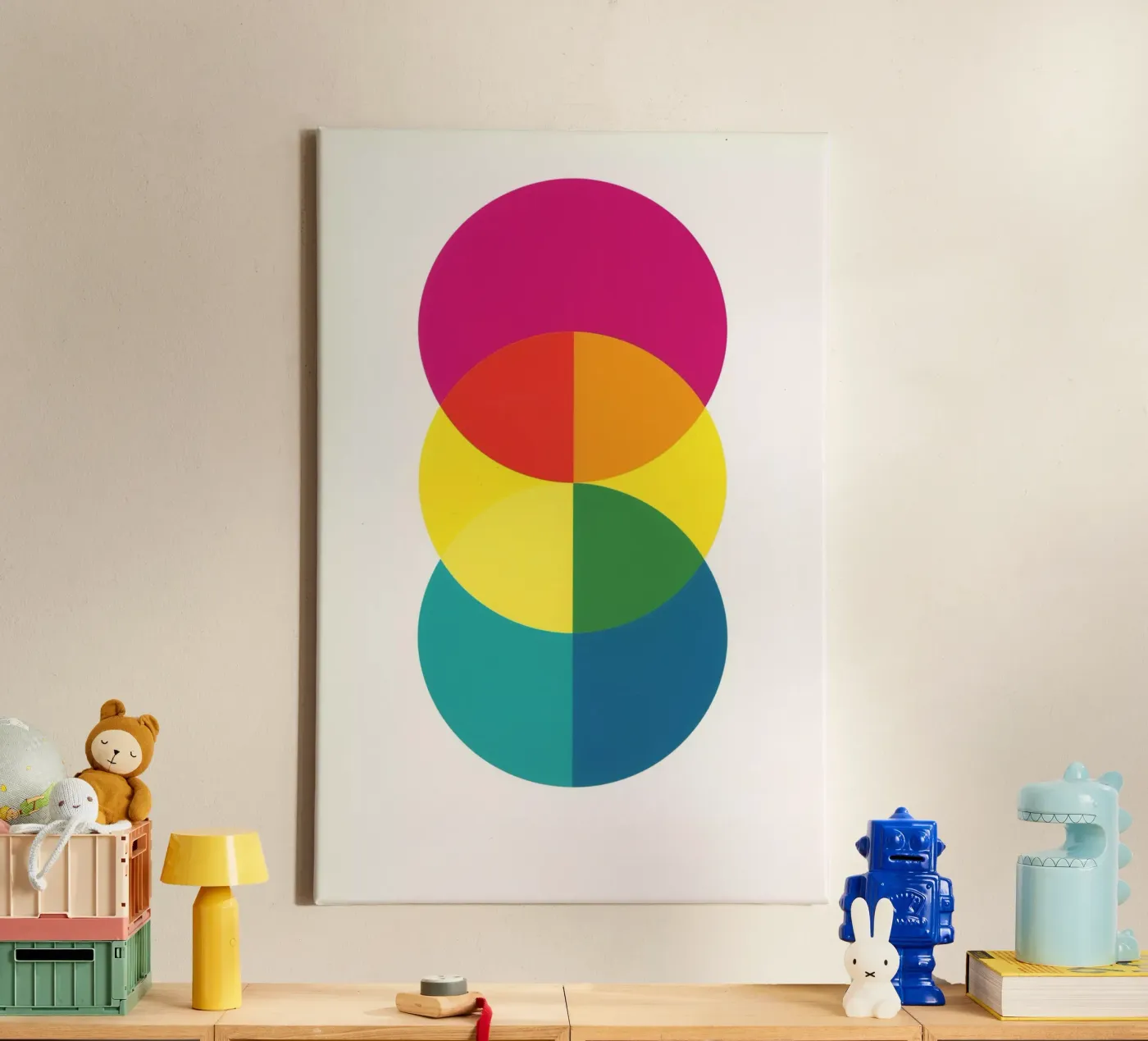 Triptych 1 canvas by LeDieg