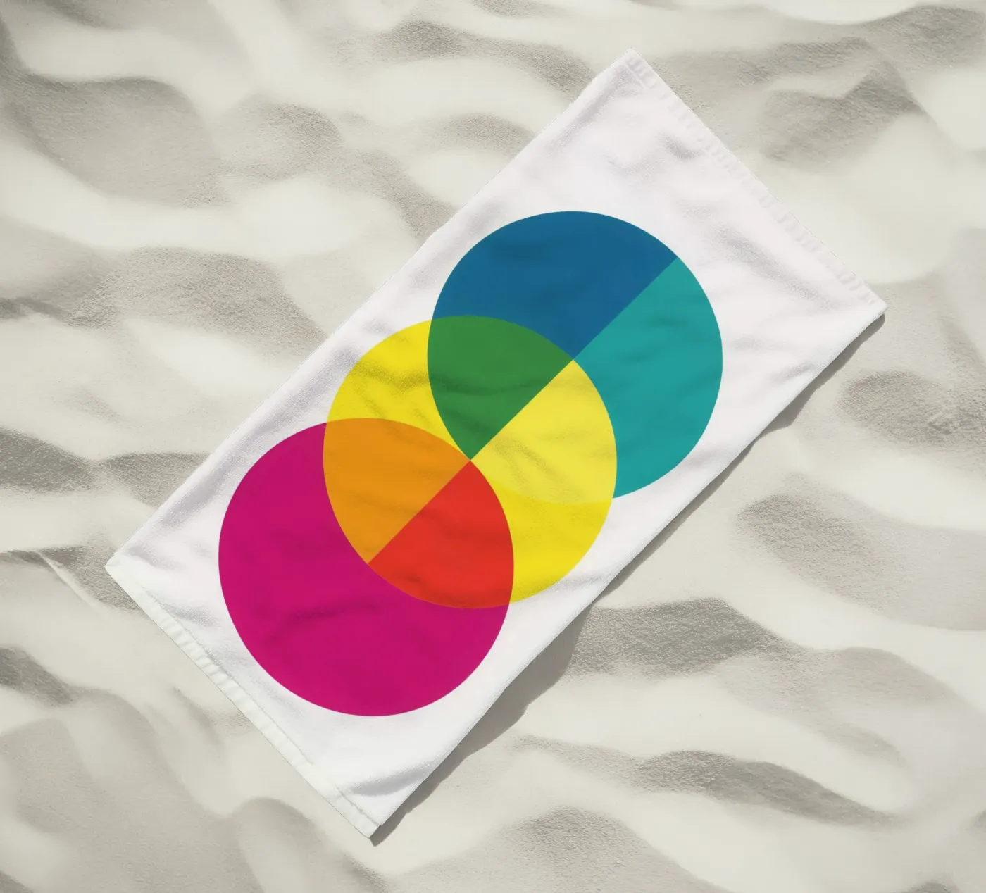 Triptych 1 beach towel by LeDieg