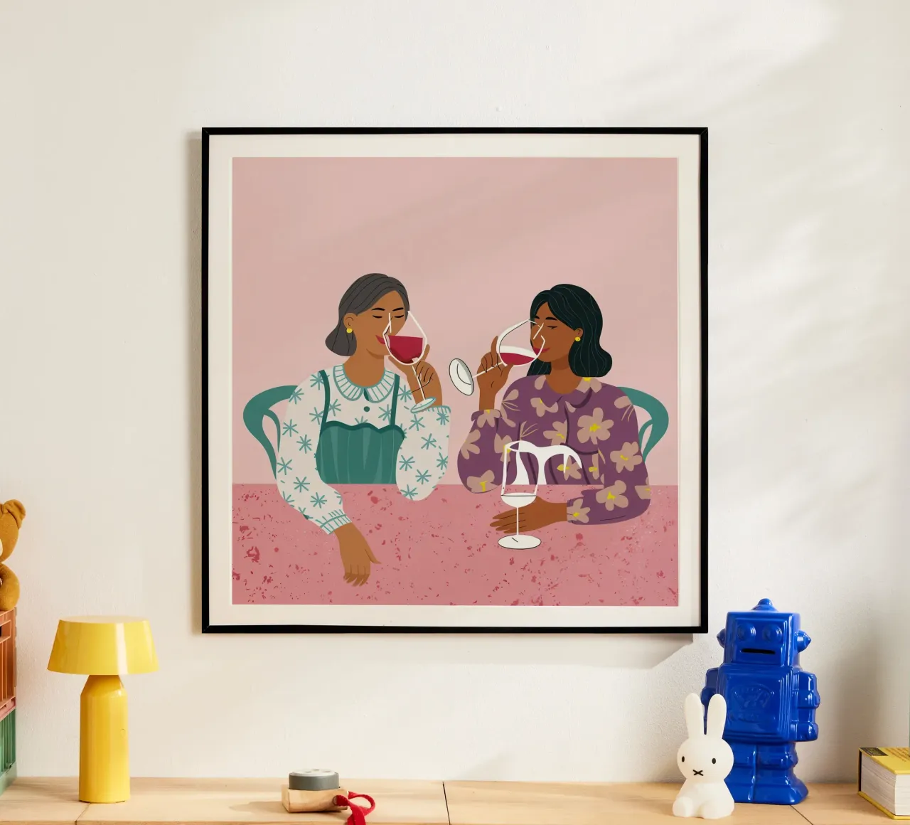 Vino e conversazione poster da Snow Mist