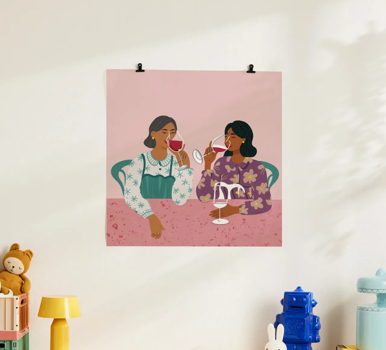 Vino e conversazione poster da Snow Mist
