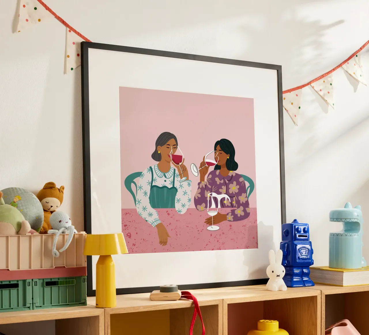 Vino e conversazione poster da Snow Mist