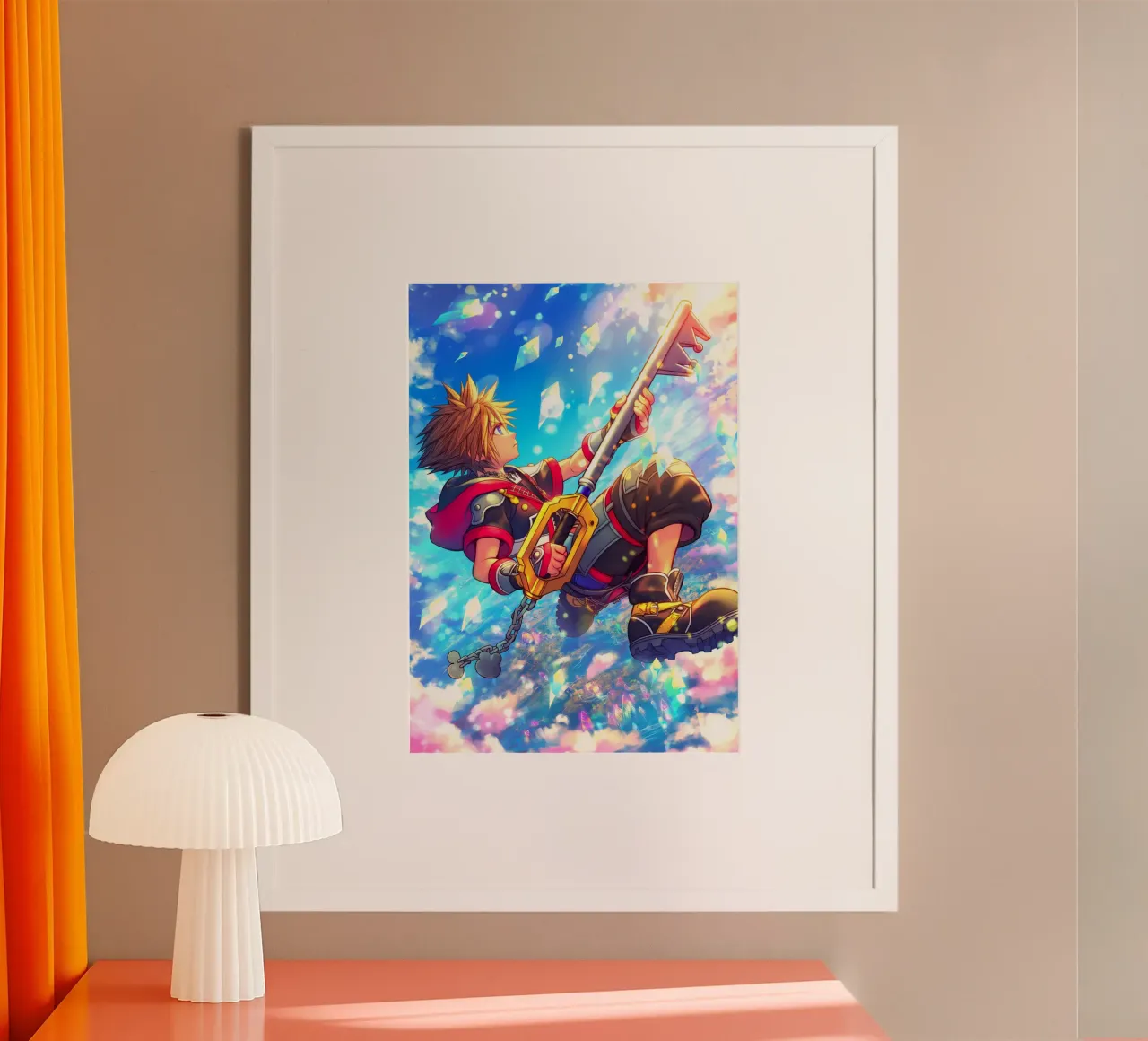 Sora Kingdom Hearts poster da Stellar Creative
