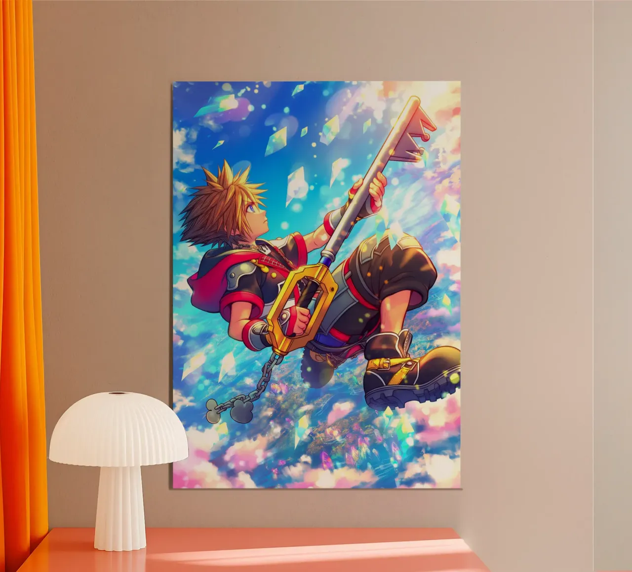 Sora Kingdom Hearts poster da Stellar Creative