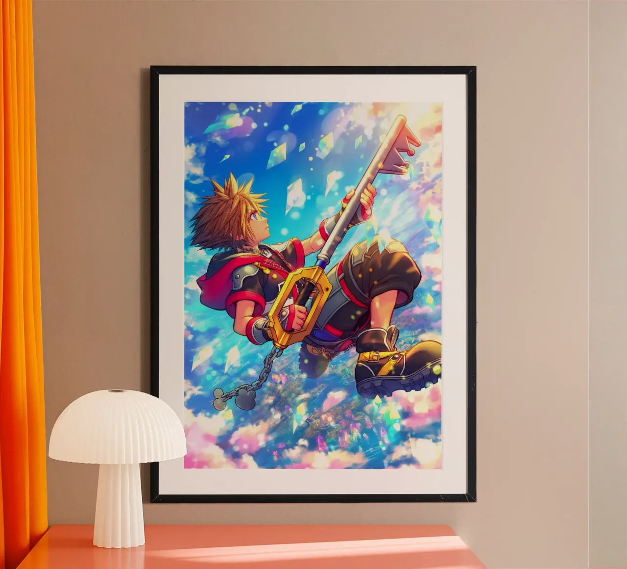 Sora Kingdom Hearts poster da Stellar Creative