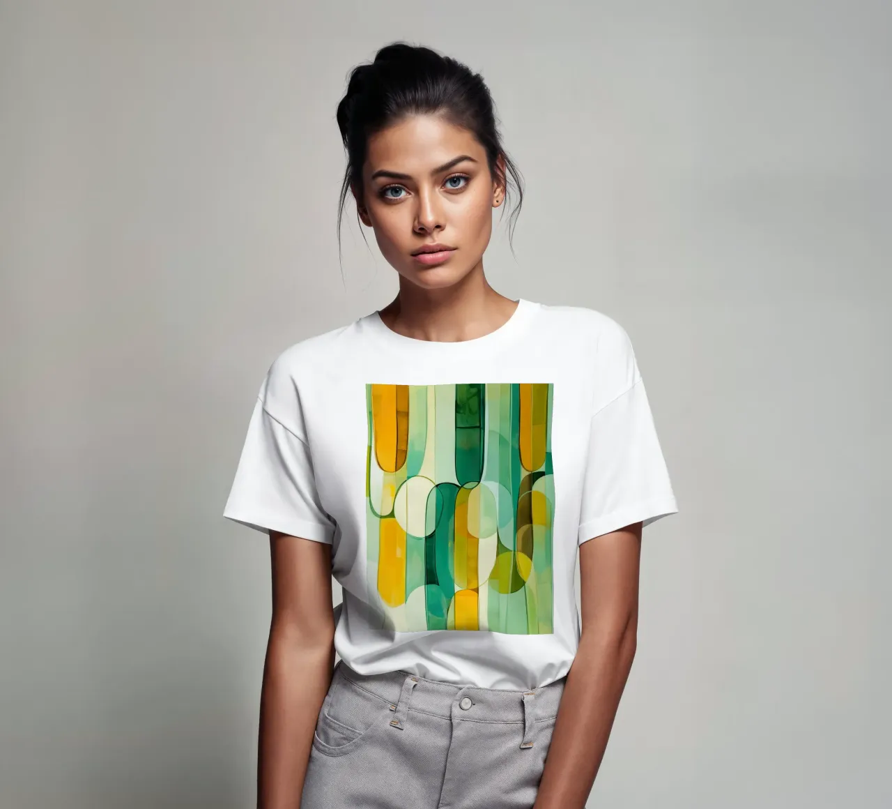 Astratto boho t-shirt da Imagine