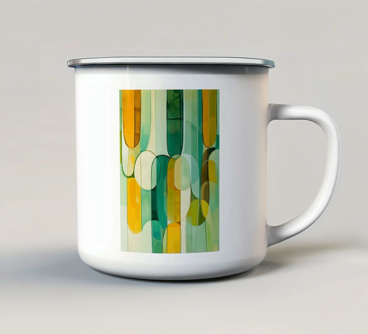 Astratto boho tazza in smalto da Imagine