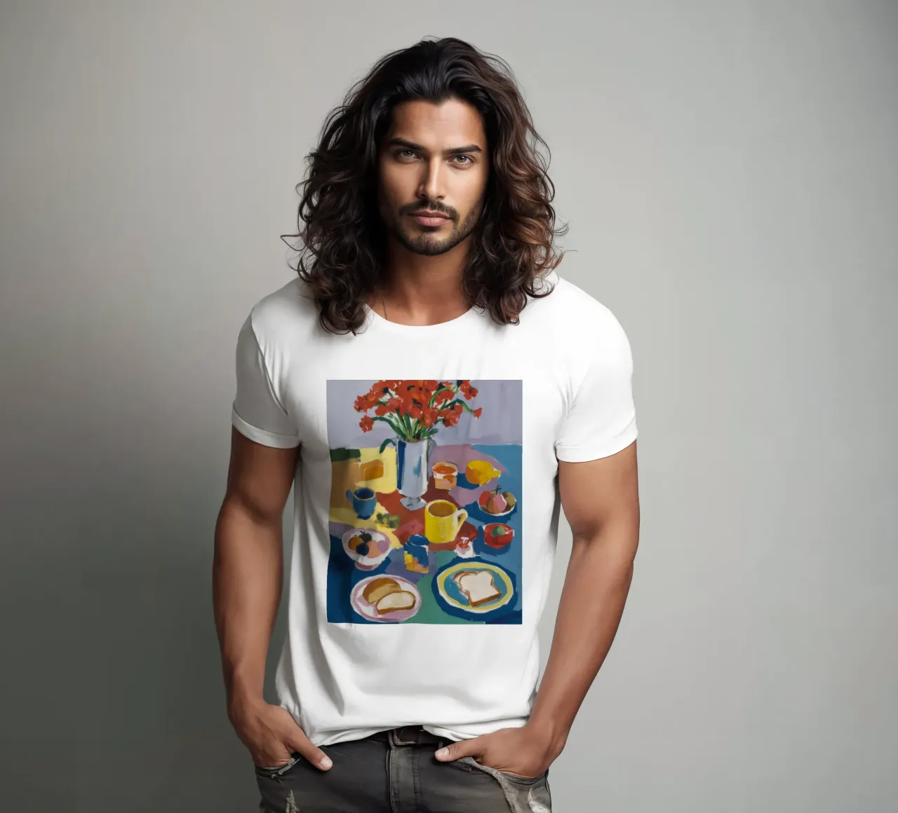 Colazione diffusa in riva al mare t-shirt da Snow Mist