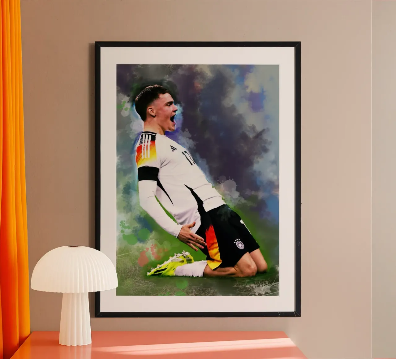 Design artistico di Florian Wirtz poster con telaio in plastica da Lembayung art