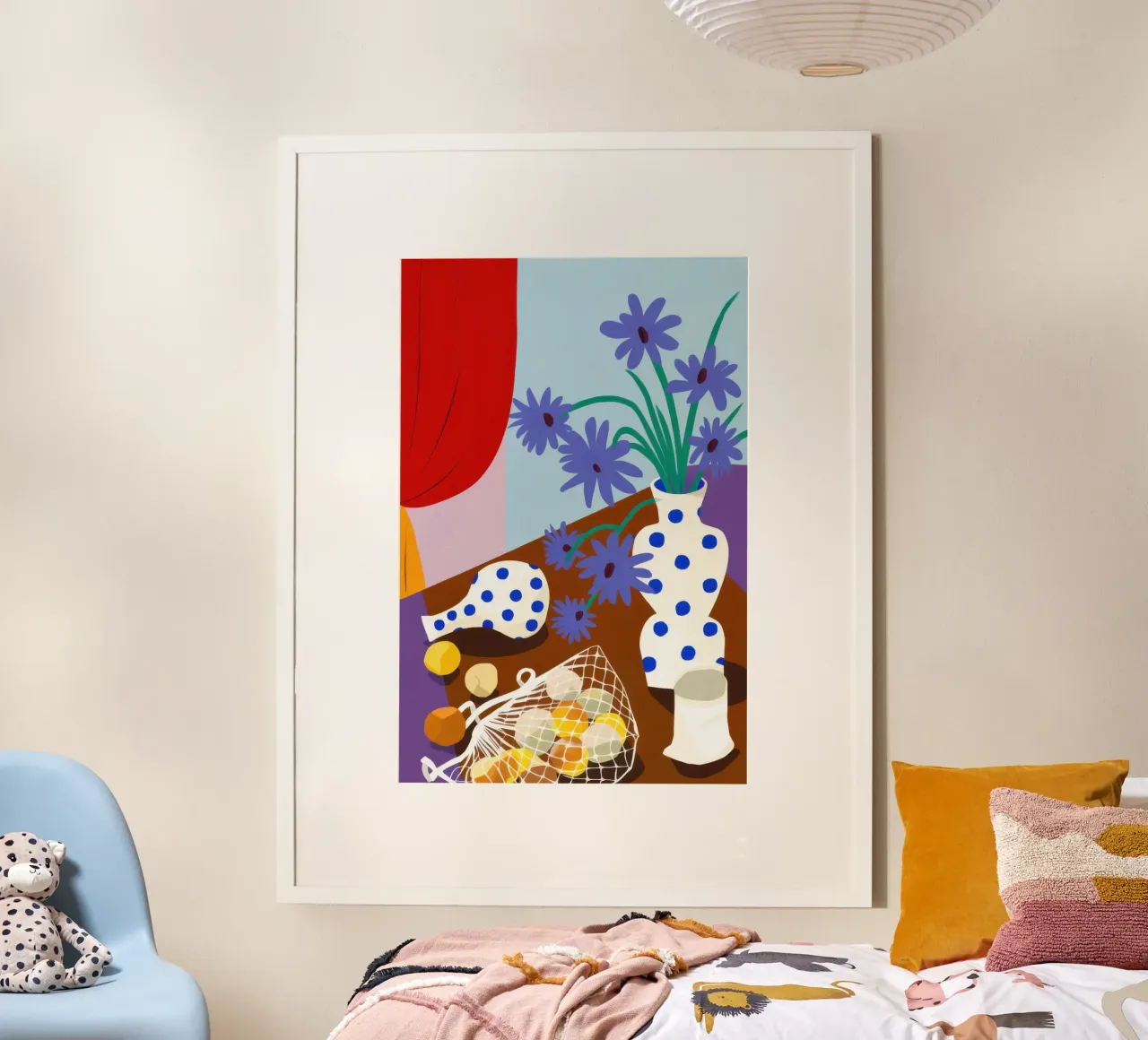 Vaso a pois poster da Lyra Glaze
