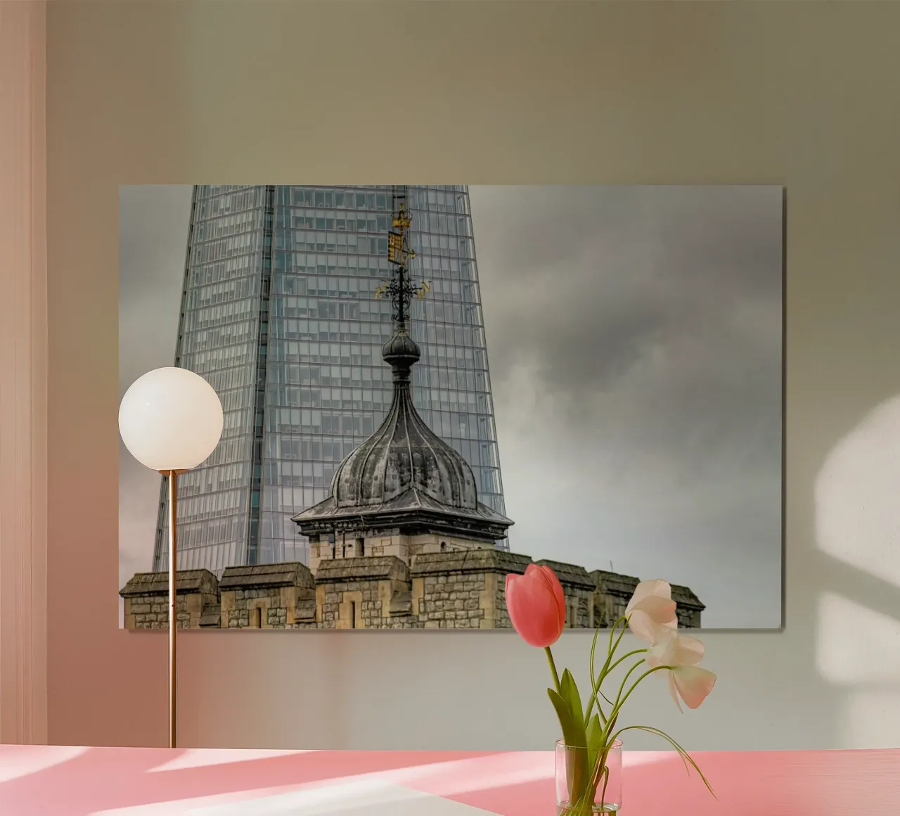 Shard and Tower carta hahnemühle da Michael Belhadi