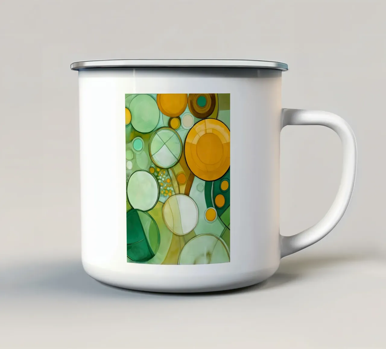 Astratto boho tazza in smalto da Imagine