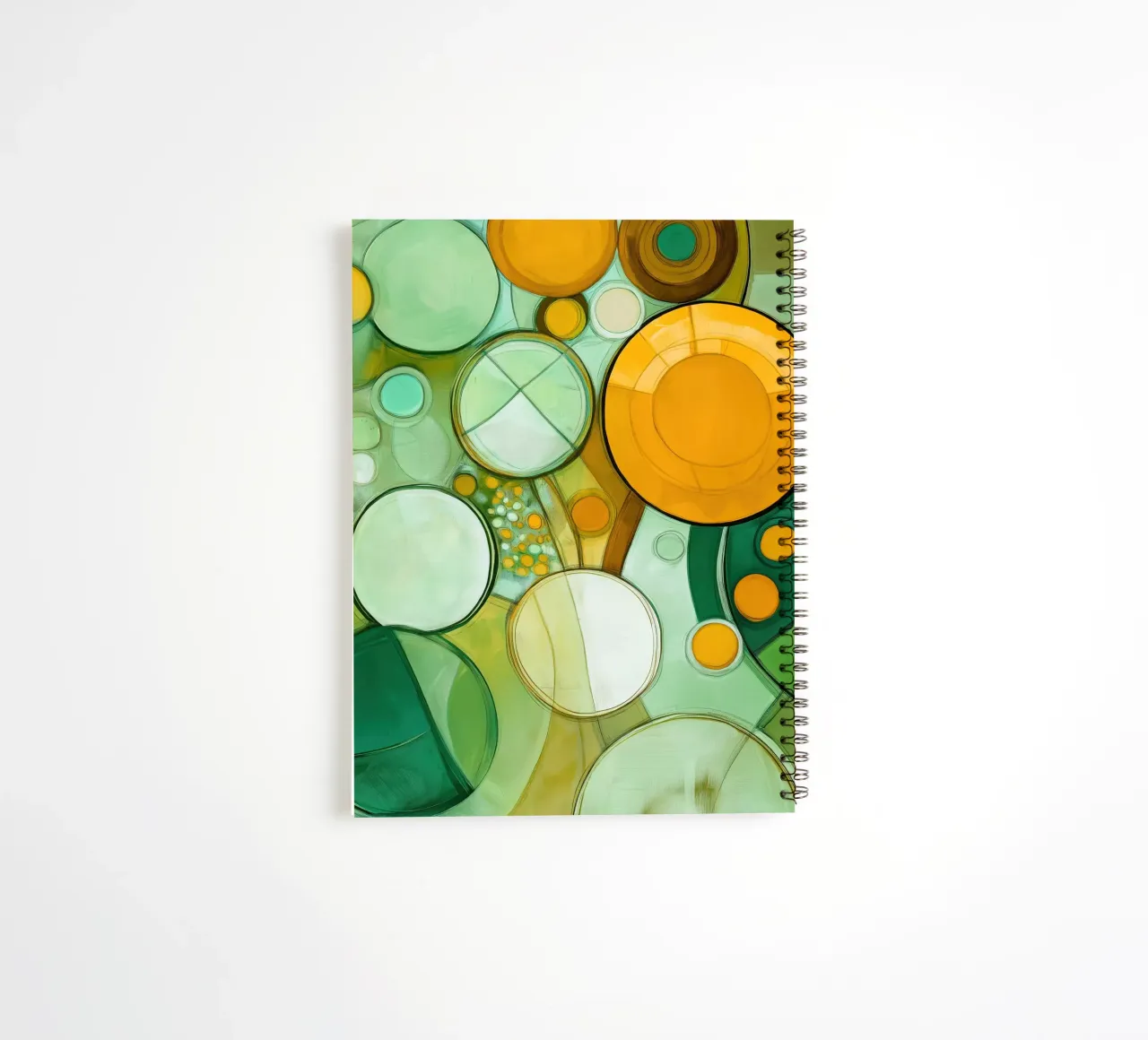 Abstract boho spiral notebook by Imagine