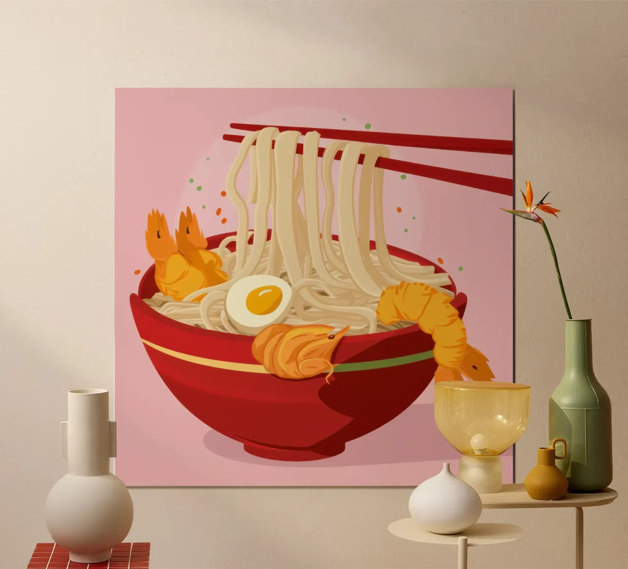 Lo spaghetto perfetto poster con telaio in plastica da Autumn Season