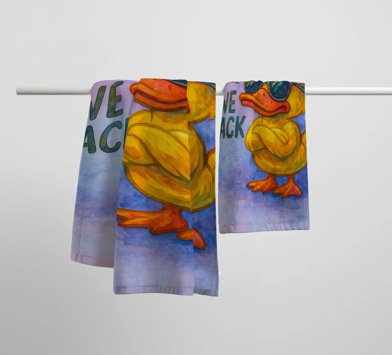 bruh wir unterstützen funny duck Handtuch von limous