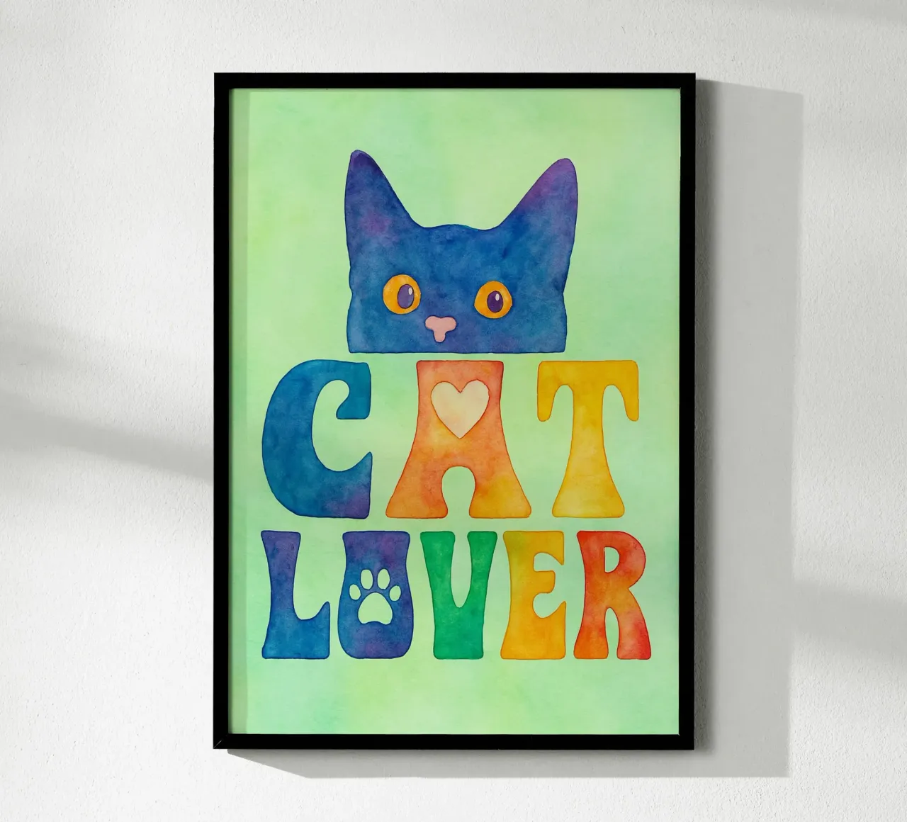 amante dei gatti divertente gatto poster da limous