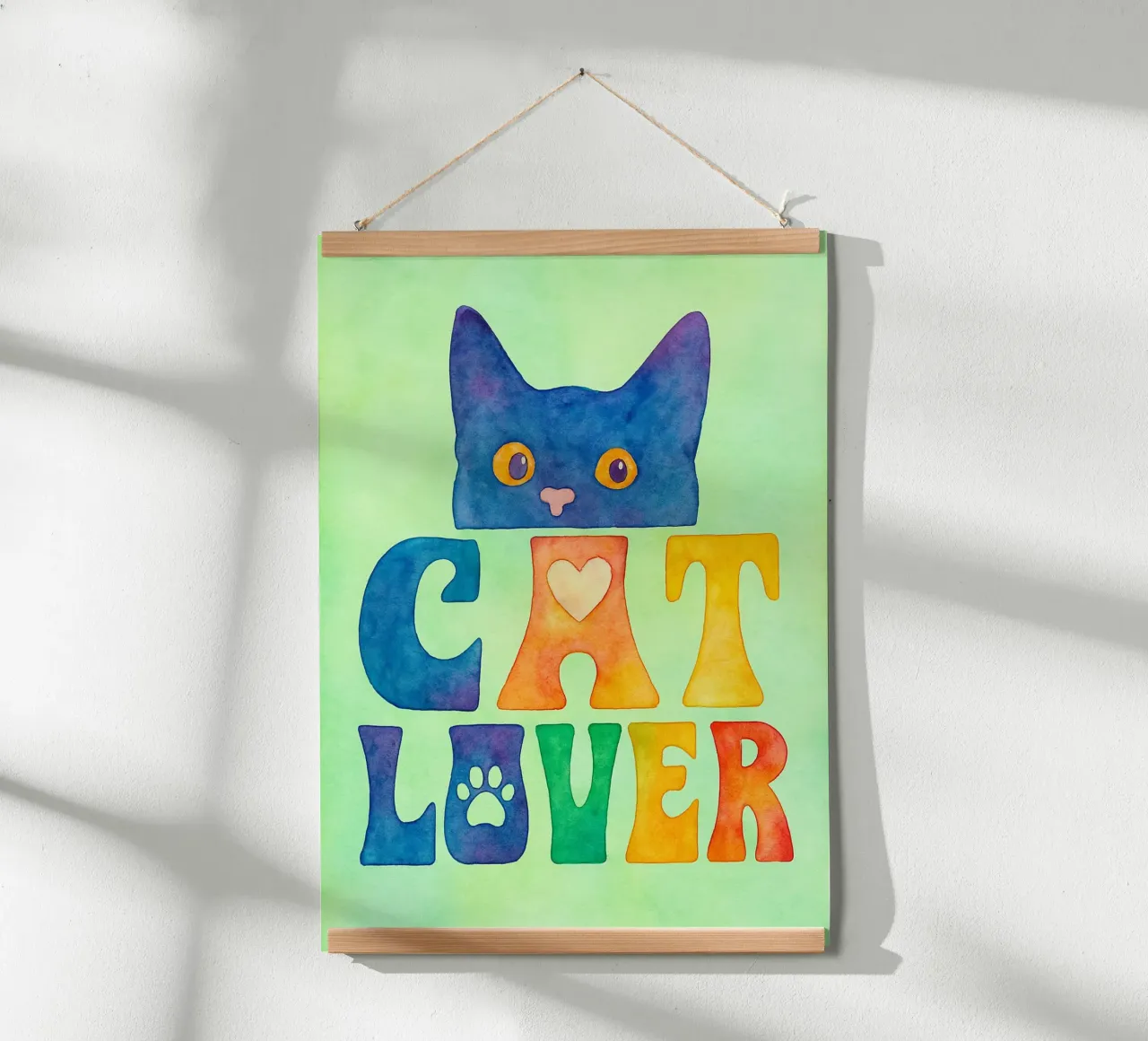 amante dei gatti divertente gatto poster da limous