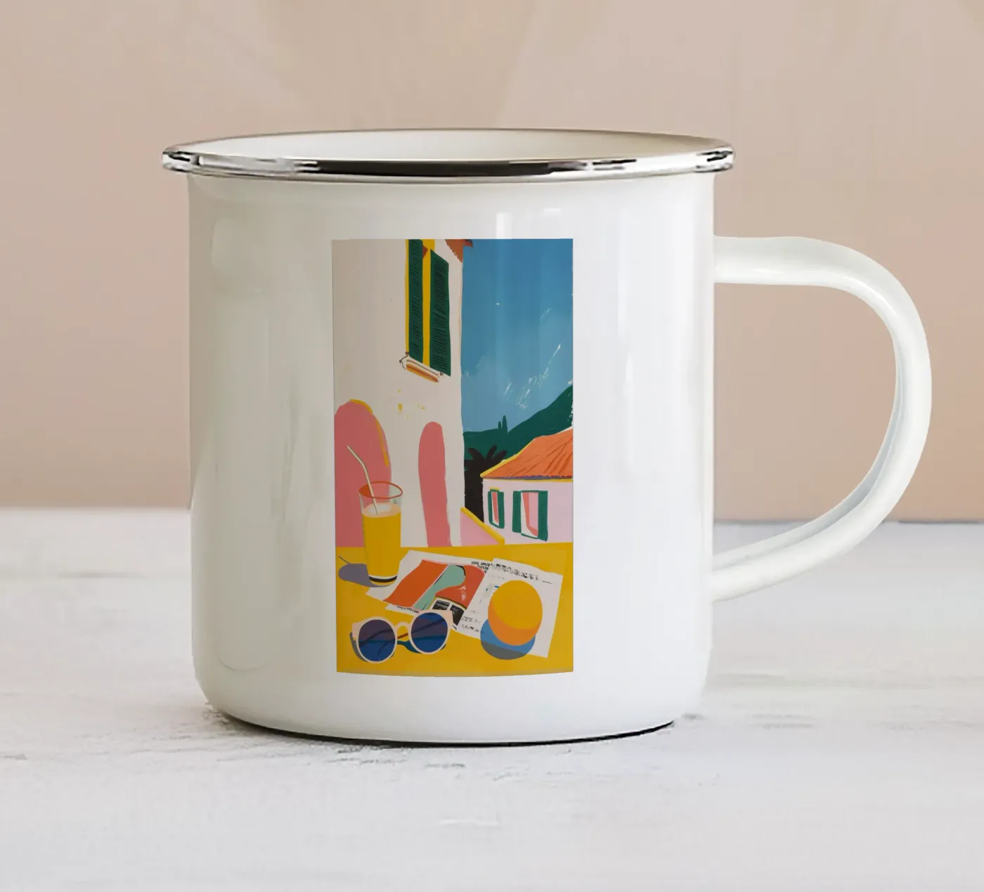 Spain emaille mok van LeDieg