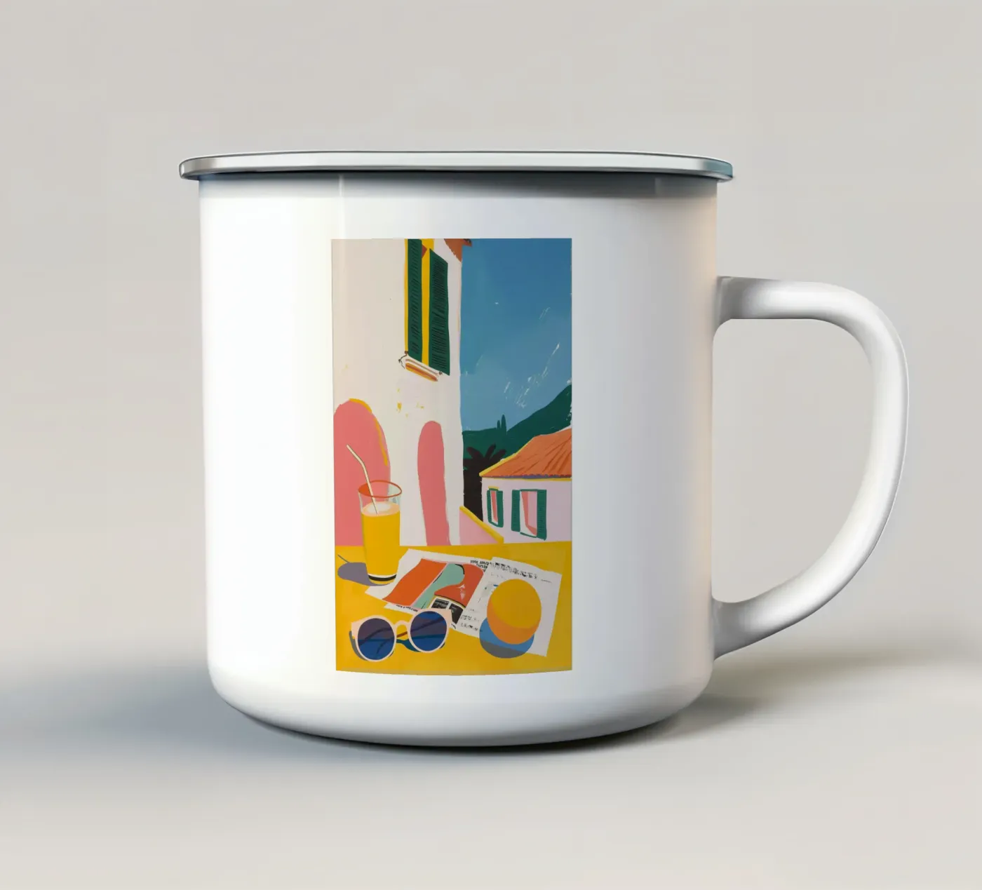 Spain emaille mok van LeDieg