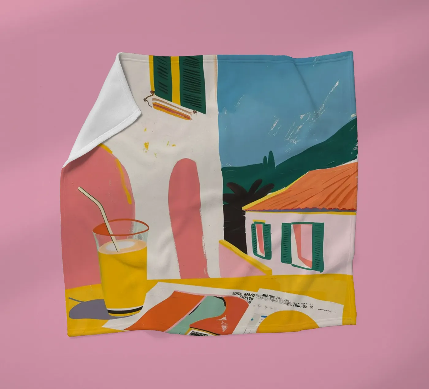 Spain fleece blanket by LeDieg