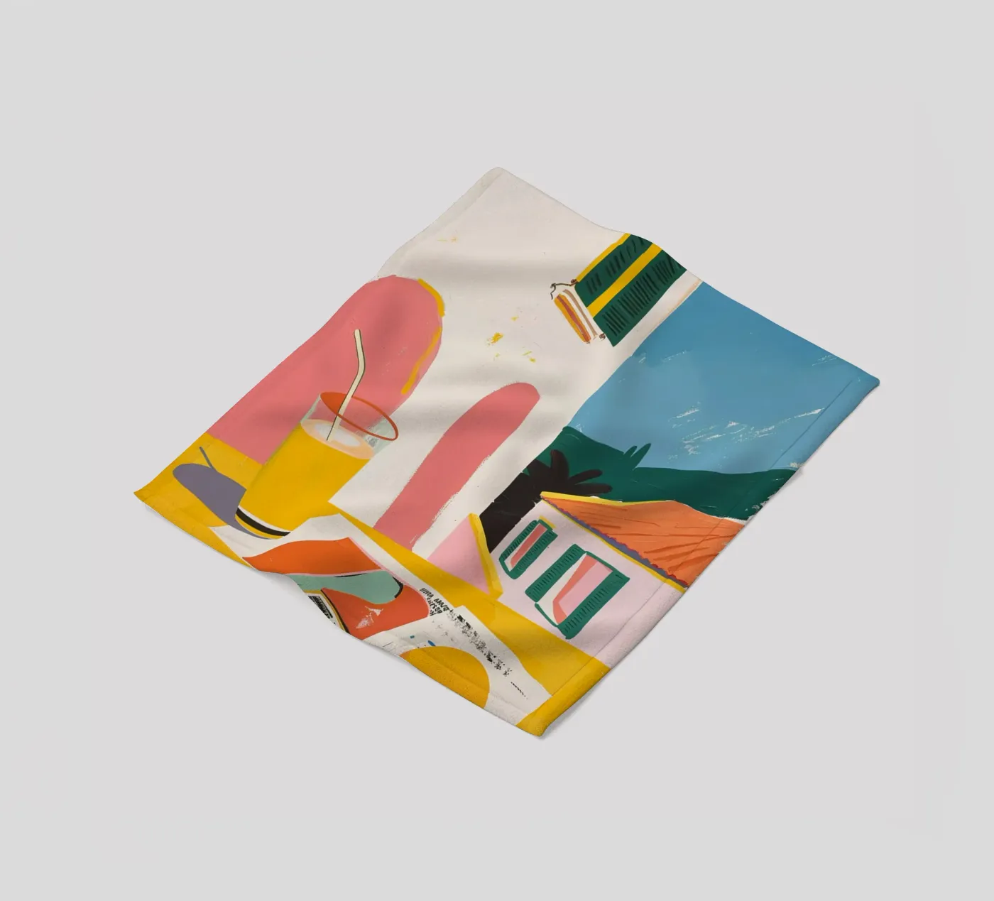 Spain fleece blanket by LeDieg