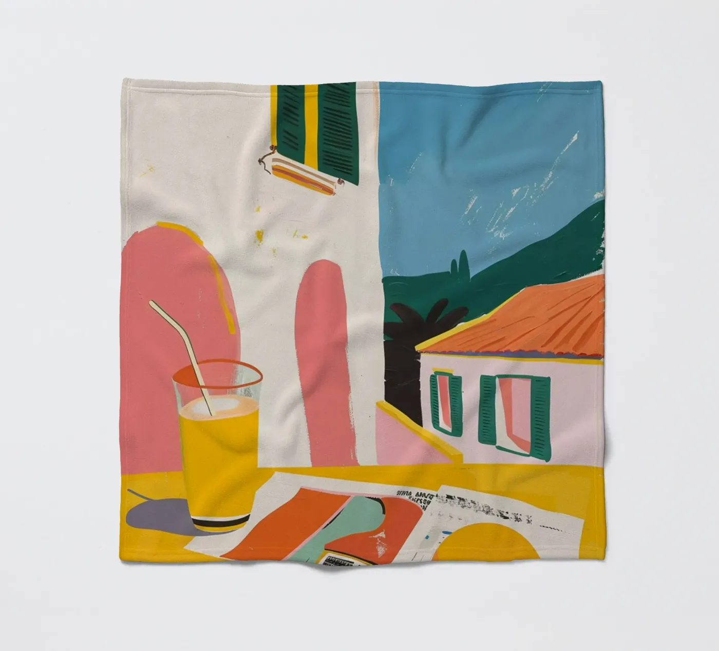 Spain fleece blanket by LeDieg