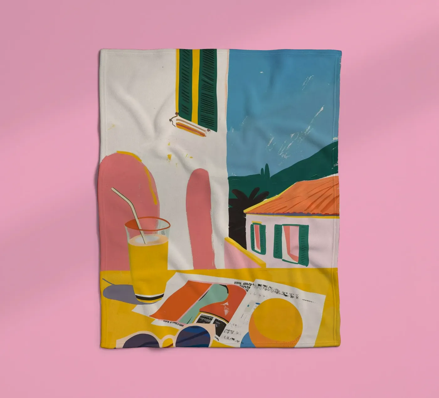 Spain fleece blanket by LeDieg