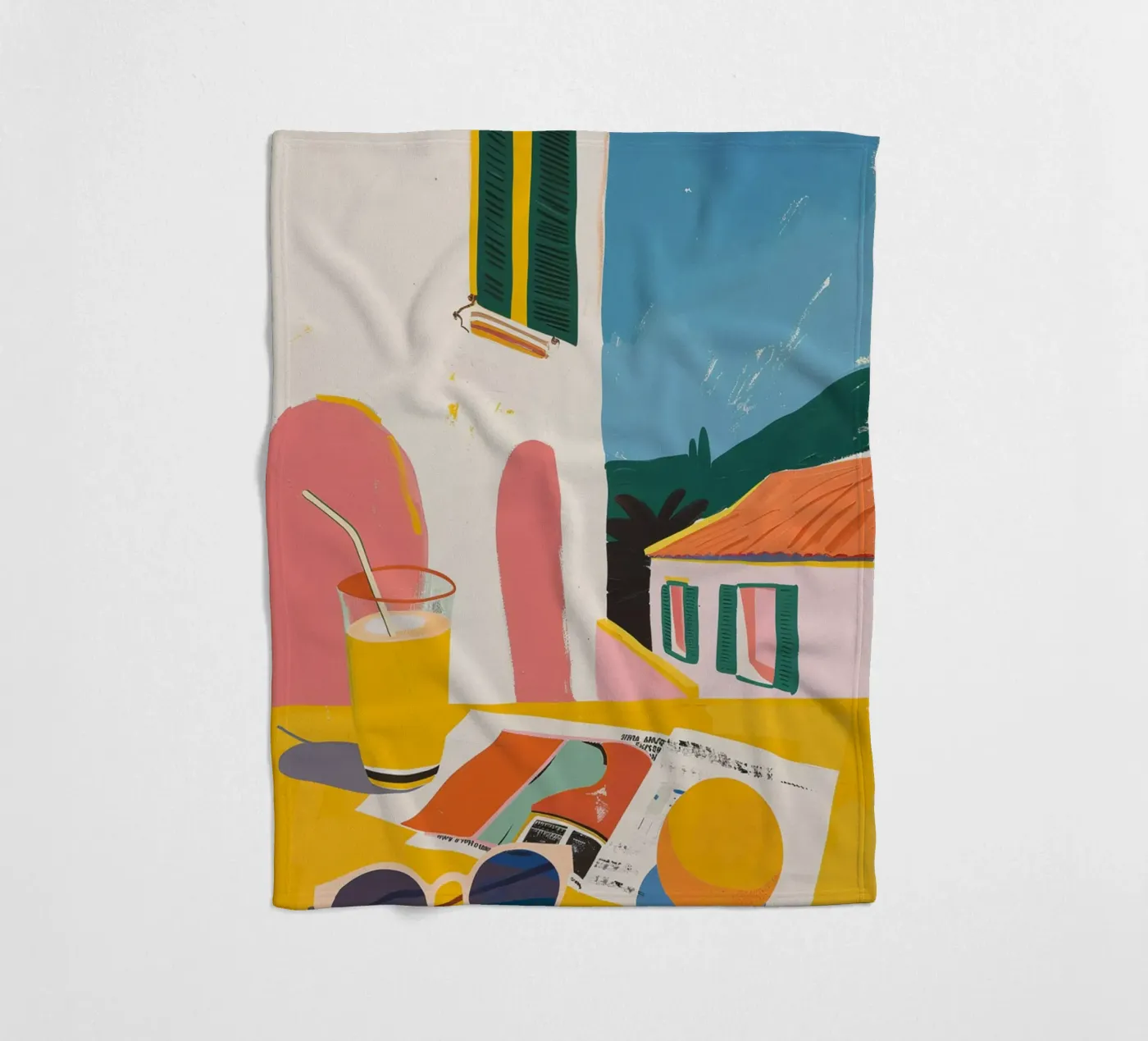 Spain fleece blanket by LeDieg