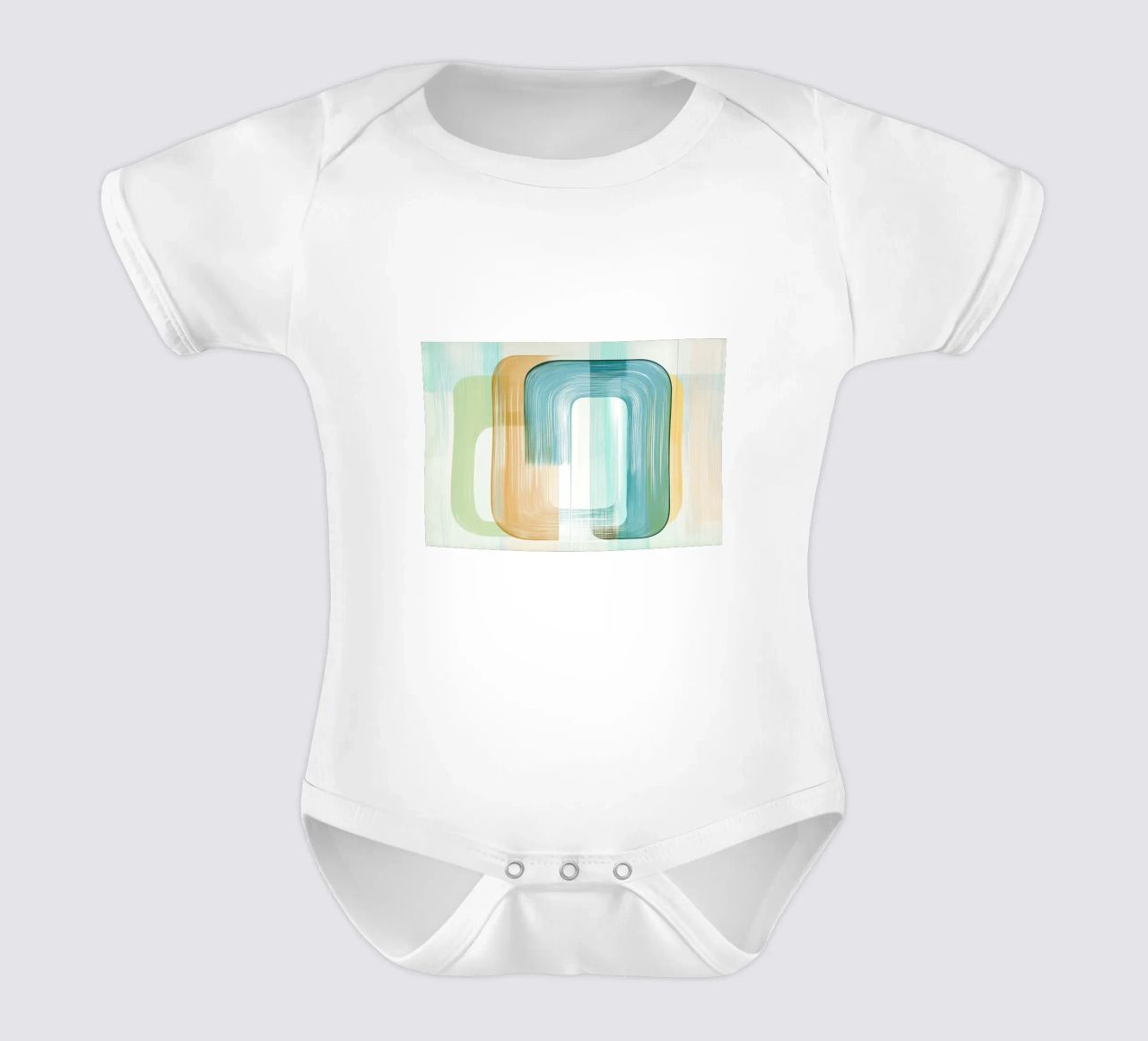 Abstract boho body neonato maniche corte da Imagine