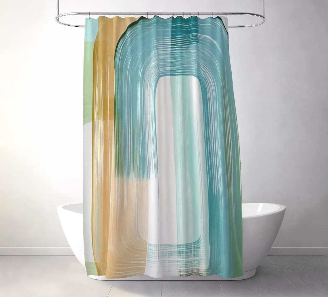 Abstract boho tenda da doccia da Imagine