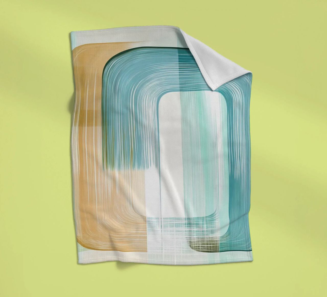 Abstract boho coperta in pile da Imagine