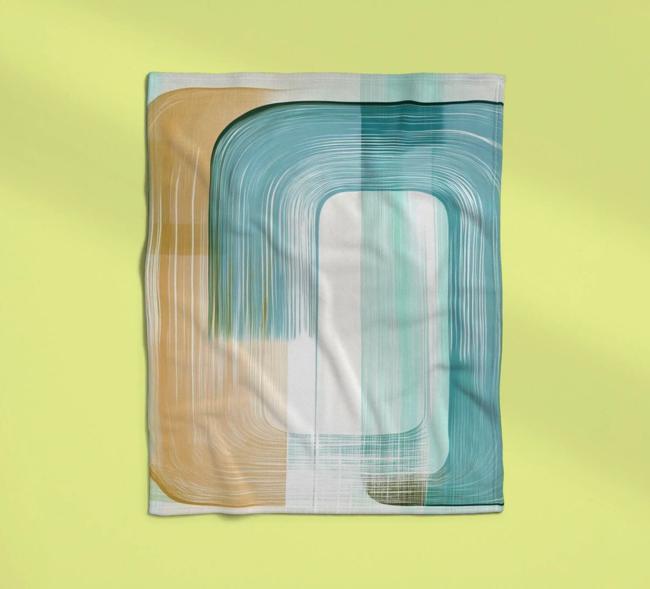 Abstract boho coperta in pile da Imagine