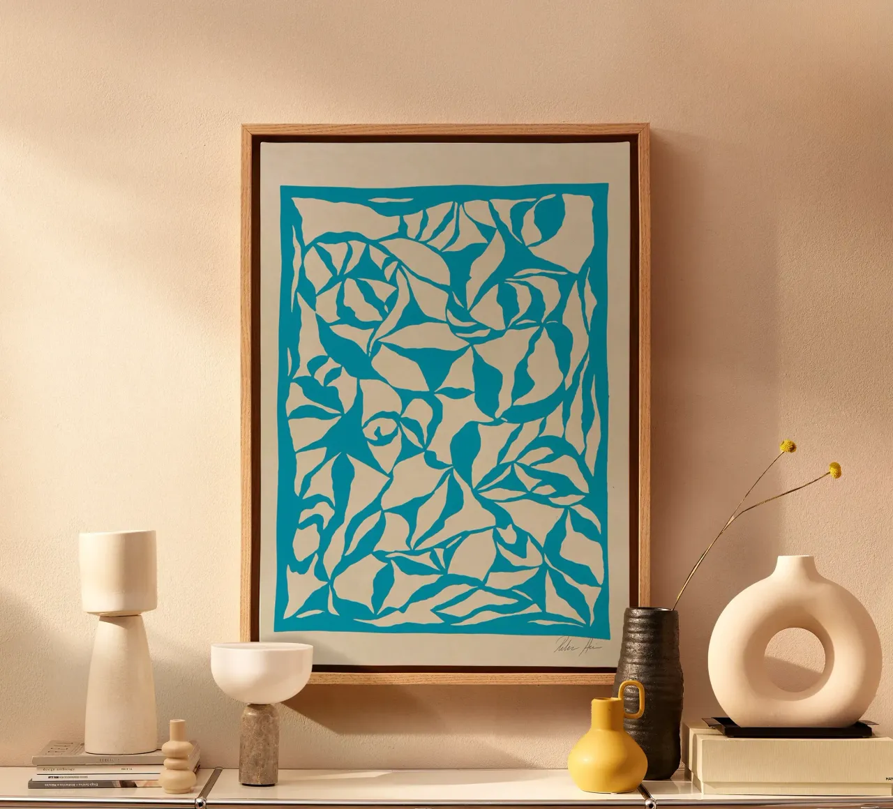 REBECCA HEINT Magnolia nr. 03 canvas met Baklijst van mix mate