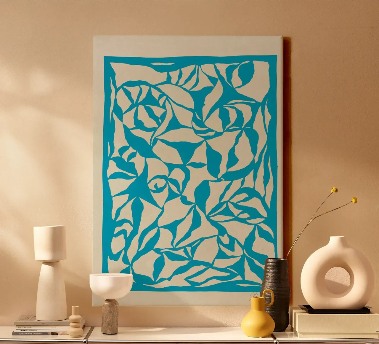 REBECCA HEINT Magnolia nr. 03 canvas met Baklijst van mix mate
