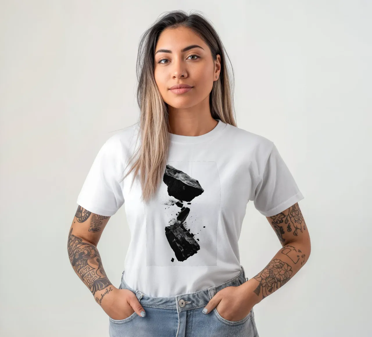 Rocks cracking t-shirt da LeDieg
