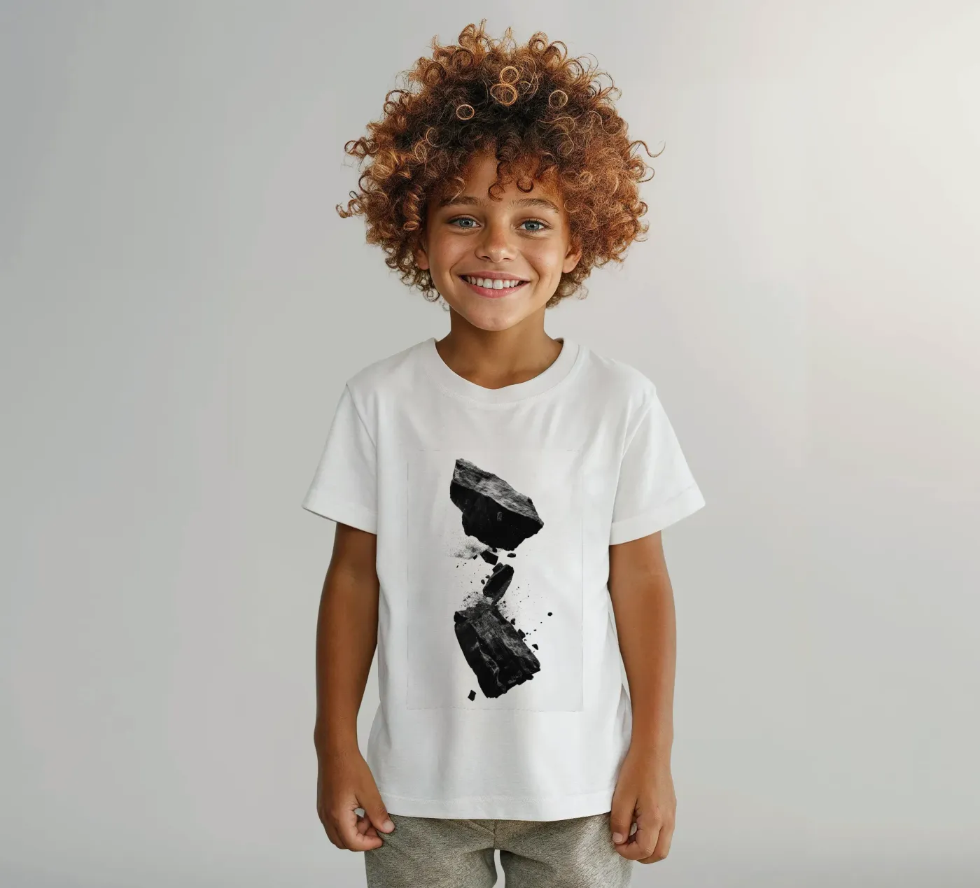 Rocks cracking t-shirt bambini da LeDieg