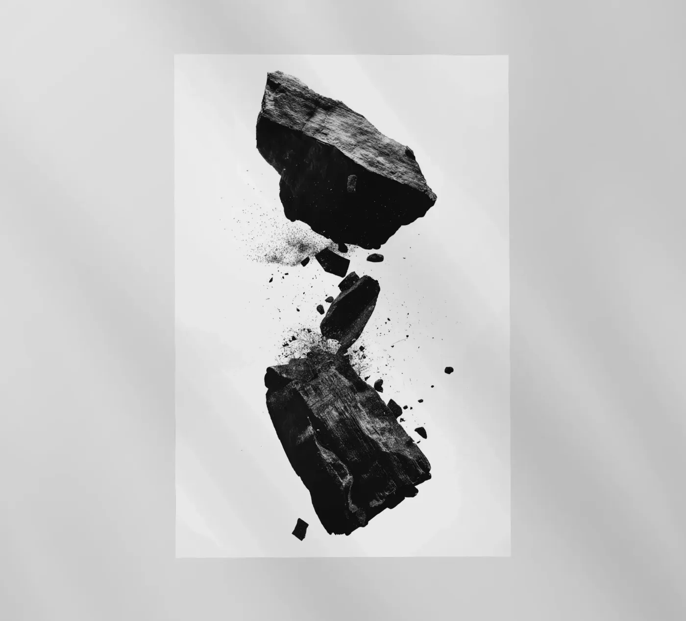 Rocks cracking backlit folie van LeDieg