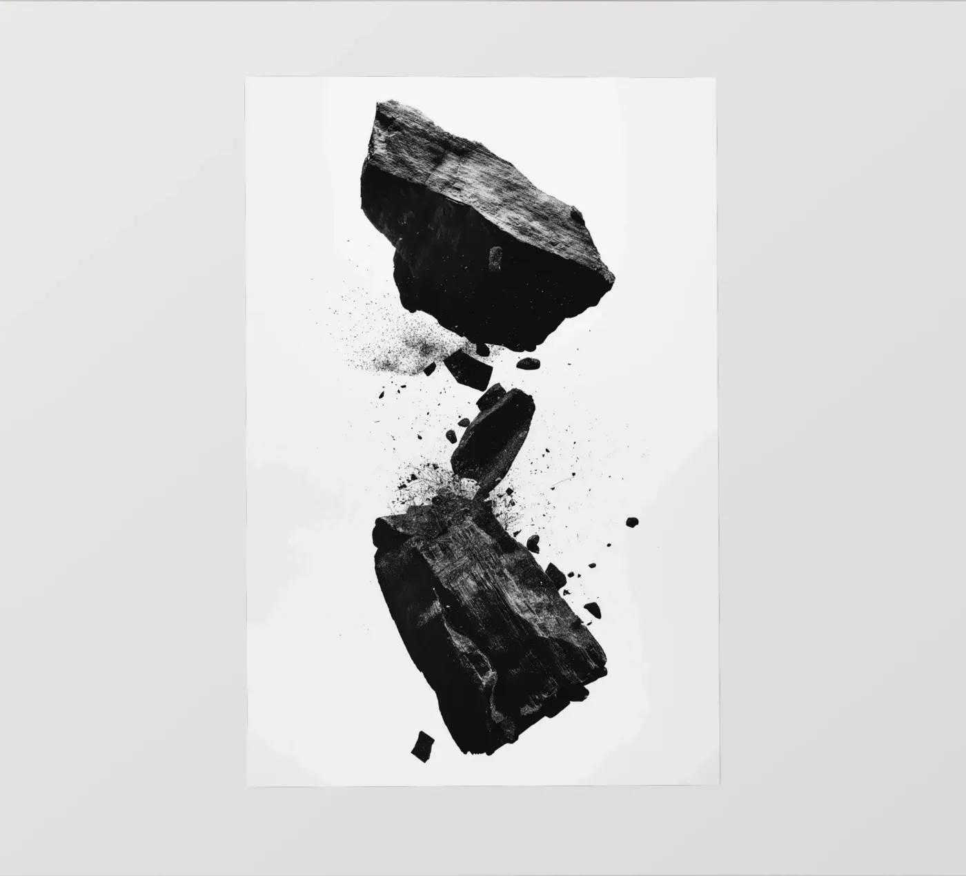 Rocks cracking backlit folie van LeDieg