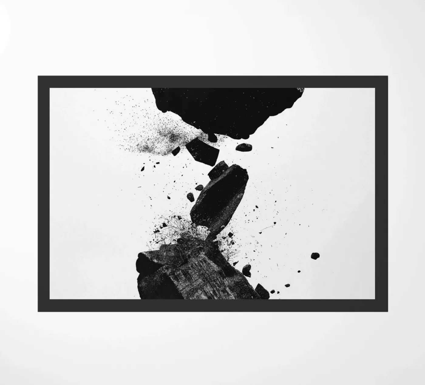 Rocks cracking Fußmatte von LeDieg