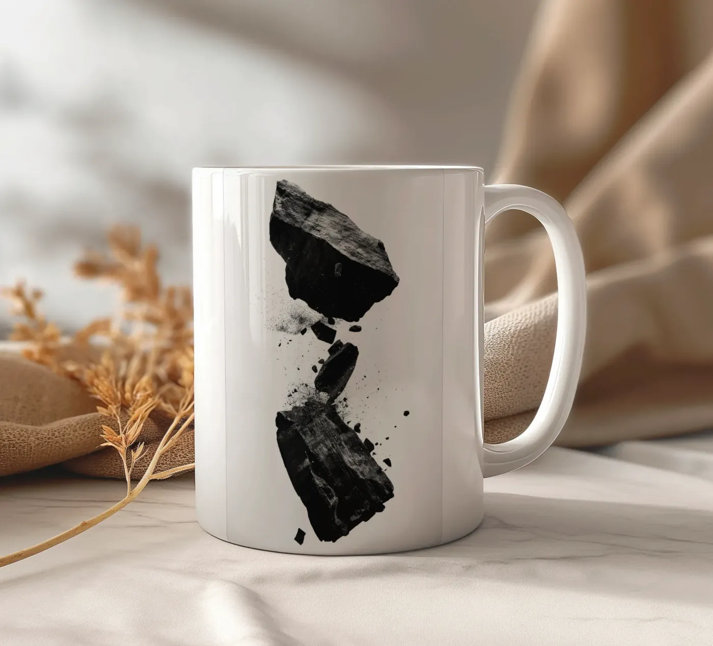 Rocks cracking Keramik Tasse von LeDieg