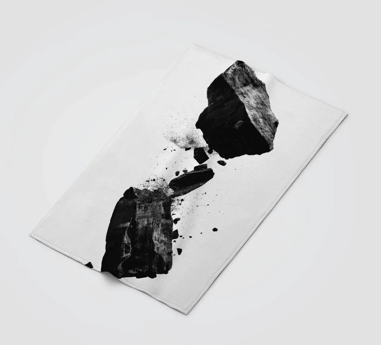 Rocks cracking Fleecedecke von LeDieg