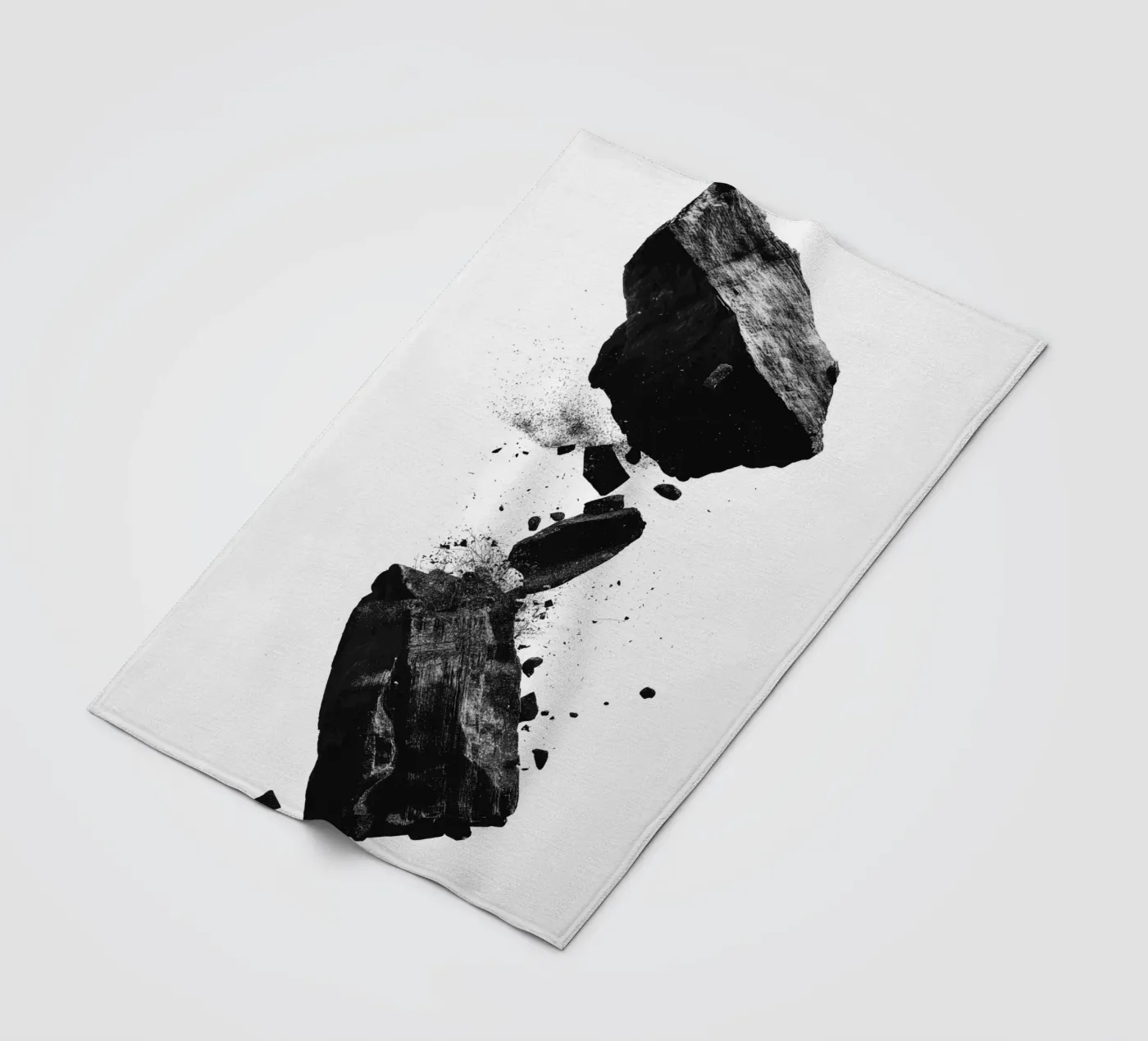 Rocks cracking fleecedeken van LeDieg