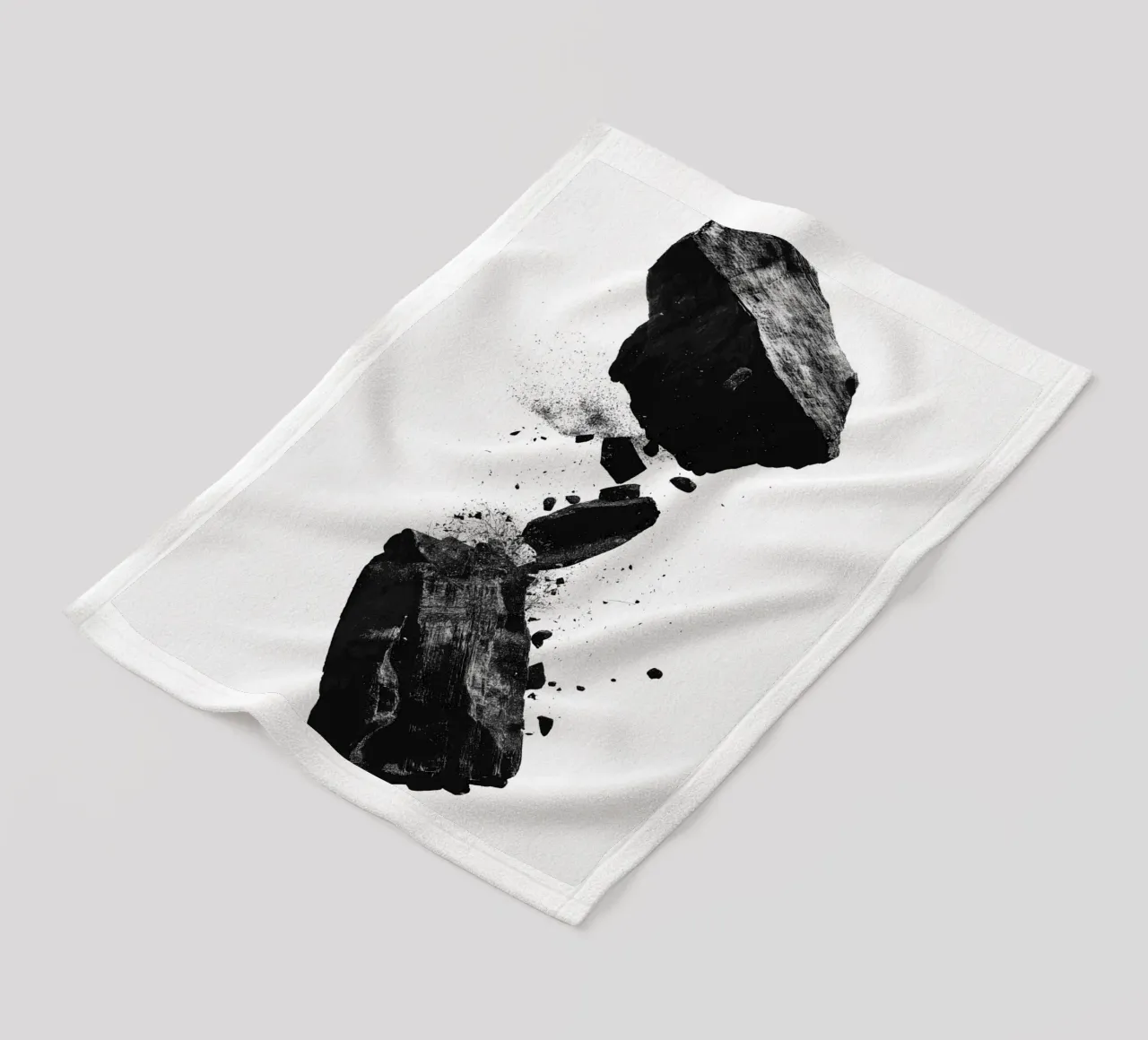 Rocks cracking Fleecedecke von LeDieg