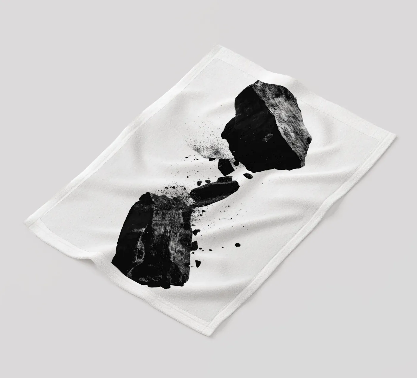 Rocks cracking fleecedeken van LeDieg