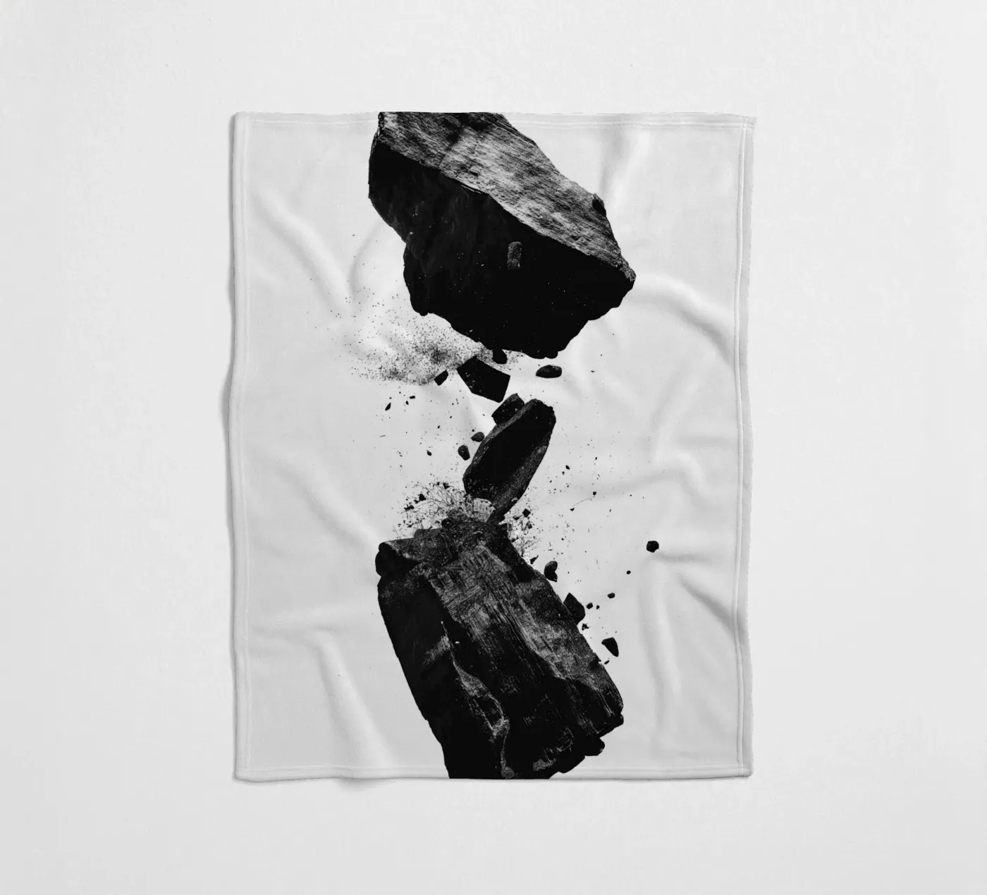 Rocks cracking fleecedeken van LeDieg