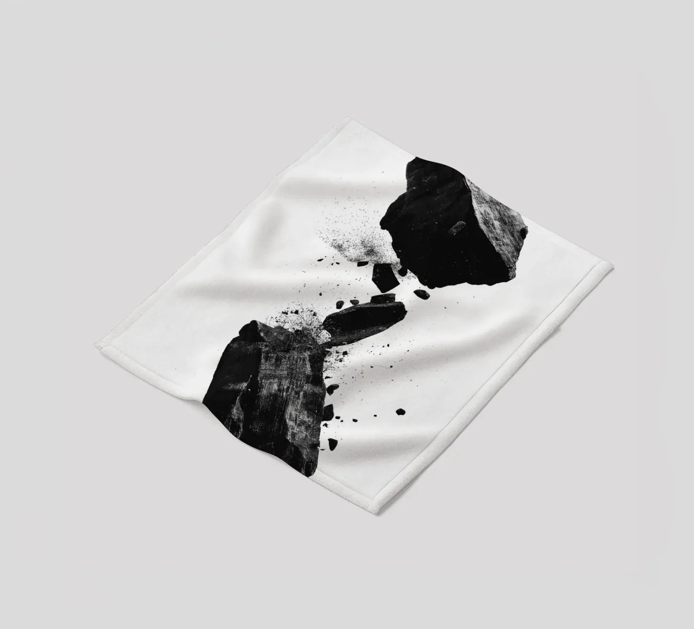 Rocks cracking fleecedeken van LeDieg