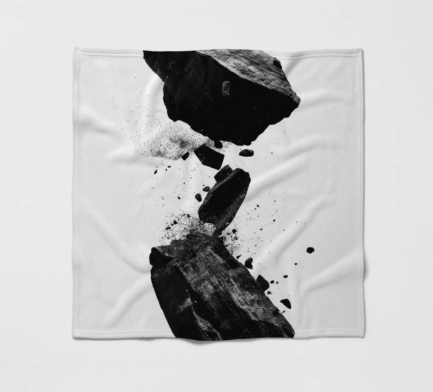 Rocks cracking fleecedeken van LeDieg