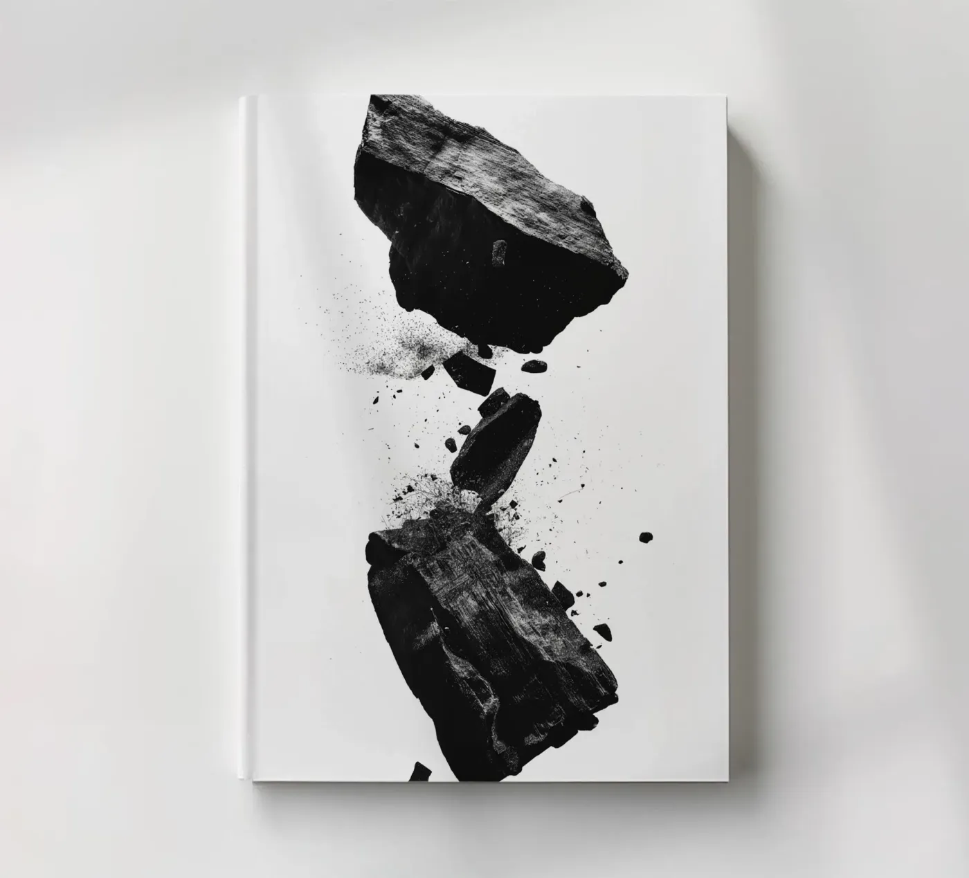 Rocks cracking notebook by LeDieg