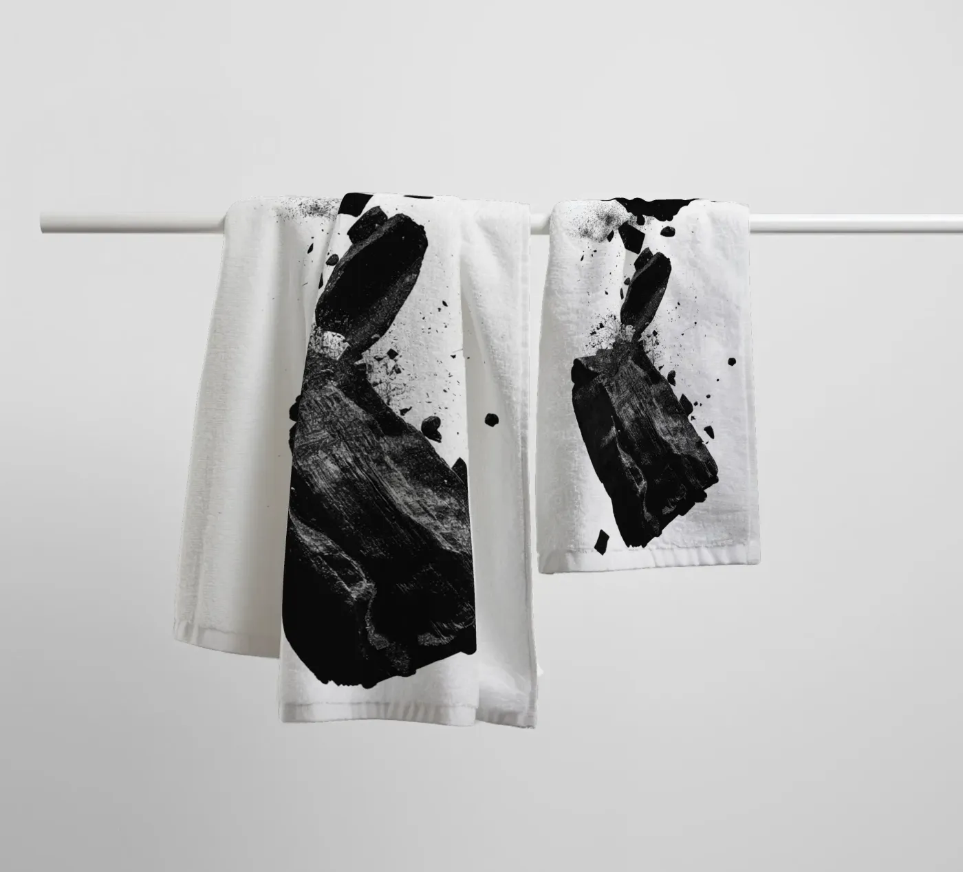 Rocks cracking towel by LeDieg